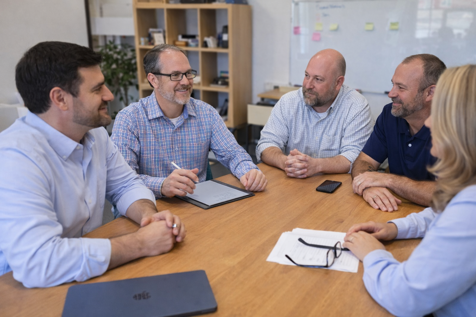 Dr Phillip Shero with a Leadership Team MasterMinds Leadership